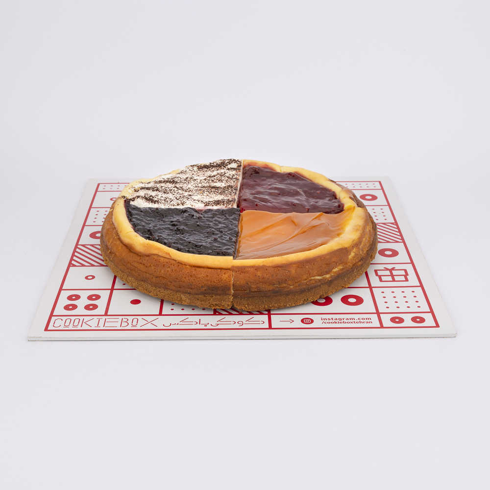 چیز کیک رنگین کمان