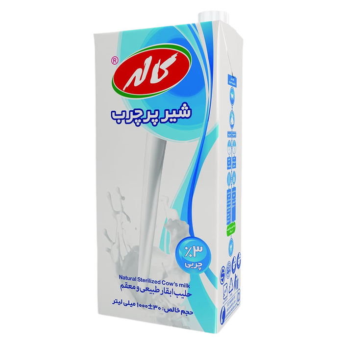 شير تتراپک پرچرب 3% کاله – 1 لیتر